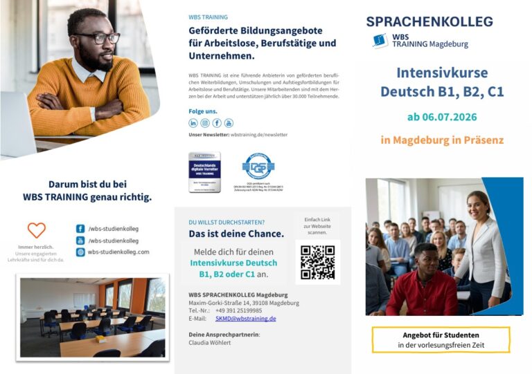 Intensivkurs Deutsch Flyer